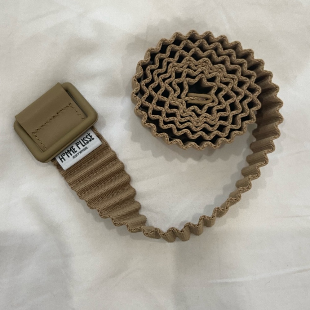 Issey Miyake Homme Plisse Belt (Tan)